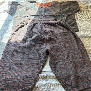 Kantha overdyed set